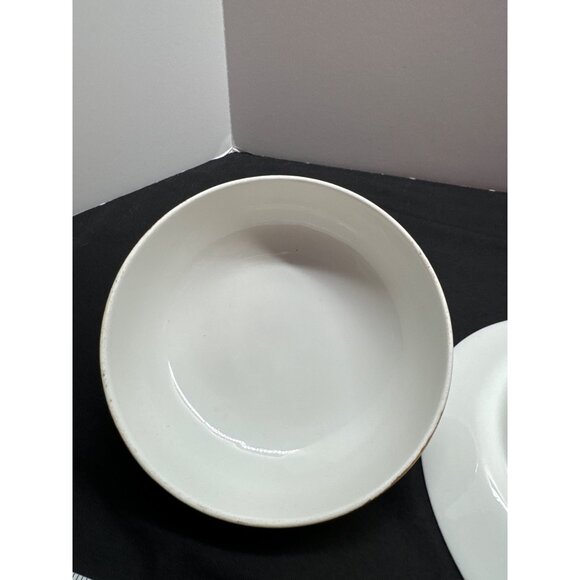 Limoges France Lucie Covered Vegetable Dish With Gold Handle & Floral Design - Picture 6 of 6